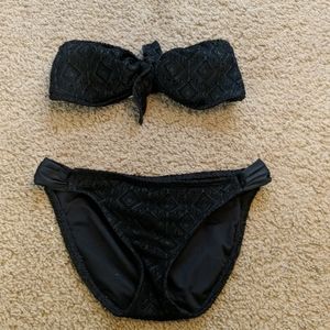 Crochet lace bathing suit